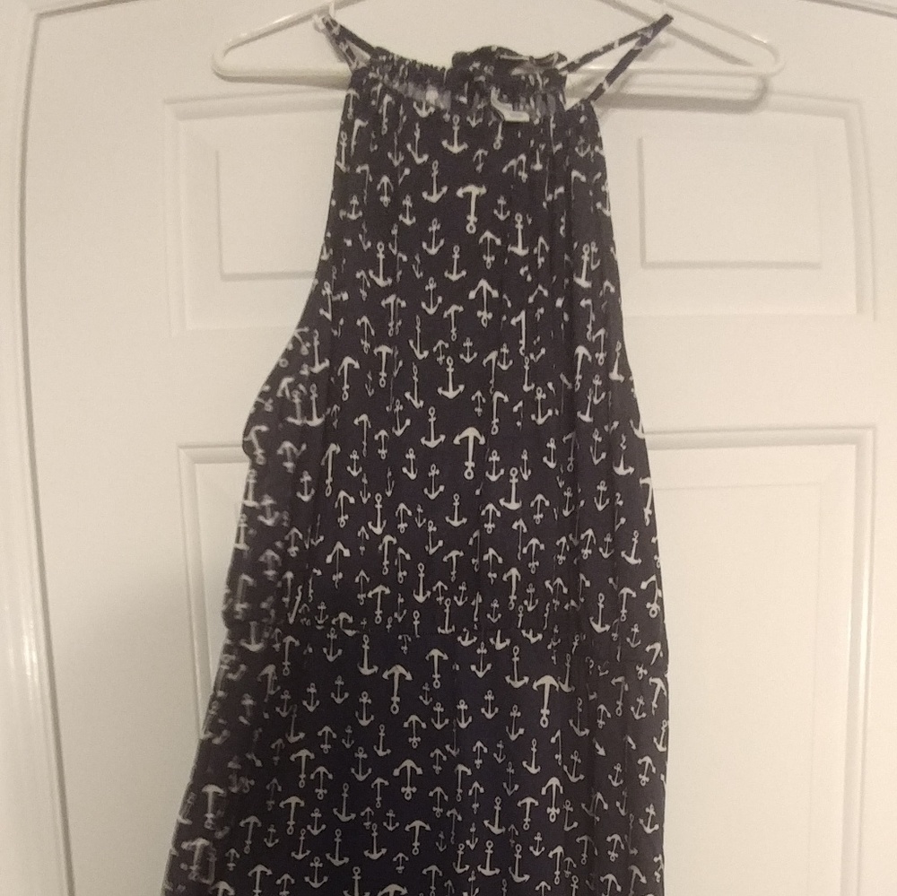 Old Navy Anchor Halter Dress